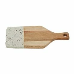 Best deal 🥰 Grayson Lane 8.85-in x 15.75-in Natural Brown Wood/Terrazzo Cutting Board 🎁 -GRAYSON LANE Sales 2022 330857197 AlternateImage4 l