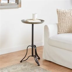 Outlet ✨ Grayson Lane Farmhouse Silver Iron Round End Table 🧨 6 Outlet ✨ Grayson Lane Farmhouse Silver Iron Round End Table 🧨 -GRAYSON LANE Sales 2022 330857201 AlternateImage1 l