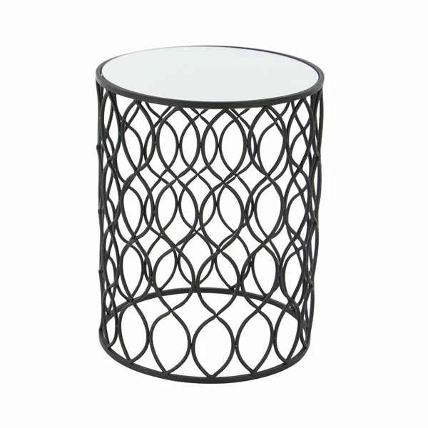 Budget 🤩 Grayson Lane Contemporary Black Metal Round End Table ✔️ 5 Budget 🤩 Grayson Lane Contemporary Black Metal Round End Table ✔️ - Image 5