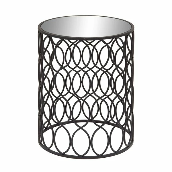 Budget 🤩 Grayson Lane Contemporary Black Metal Round End Table ✔️ 1 Budget 🤩 Grayson Lane Contemporary Black Metal Round End Table ✔️