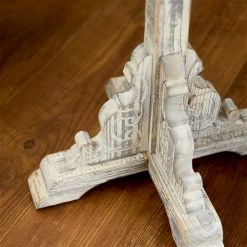 Top 10 🛒 Grayson Lane Farmhouse Off-White Wood Round Accent Table ❤️ -GRAYSON LANE Sales 2022 330857209 AlternateImage3 l