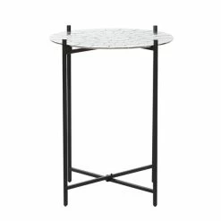 New 😉 Grayson Lane Contemporary Silver/Black Aluminum Round Accent Table 🎁 9 New 😉 Grayson Lane Contemporary Silver/Black Aluminum Round Accent Table 🎁 -GRAYSON LANE Sales 2022 330857212 AlternateImage5 l