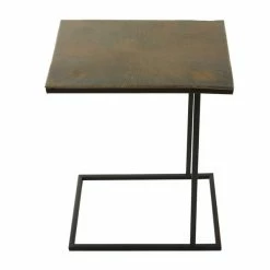 Coupon 👍 Grayson Lane Contemporary Black Metal Rectangular Accent Table 🔔