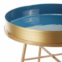 Coupon 🤩 Grayson Lane Blue and Gold Metal Round End Table 🥰 6 Coupon 🤩 Grayson Lane Blue and Gold Metal Round End Table 🥰 -GRAYSON LANE Sales 2022 330857230 AlternateImage3 l