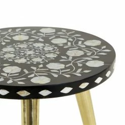 New ❤️ Grayson Lane Gold Aluminum with Wood Top Round End Table 😉 7 New ❤️ Grayson Lane Gold Aluminum with Wood Top Round End Table 😉 -GRAYSON LANE Sales 2022 330857231 AlternateImage3 l