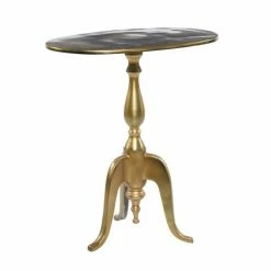 Discount 🤩 Grayson Lane Traditional Gold Metal Round End Table 👏 -GRAYSON LANE Sales 2022 330857236 AlternateImage5 l