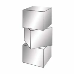 Best deal π― Grayson Lane Clear Mirror Corner End Table π₯°