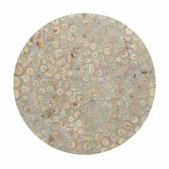 New 😀 Grayson Lane Grey Mango Wood Round End Table 🔥 -GRAYSON LANE Sales 2022 330857241 AlternateImage5 l