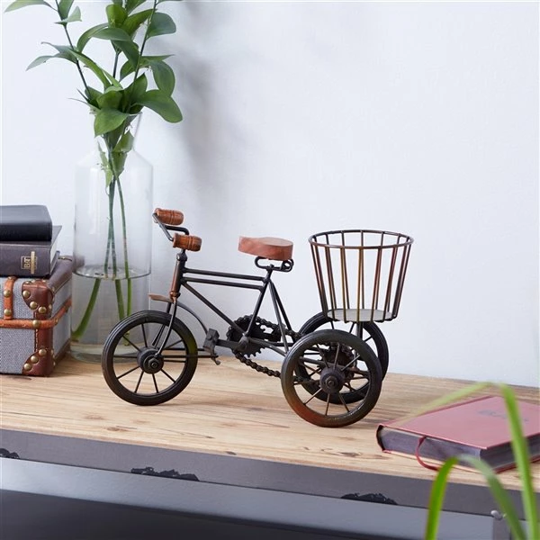 Flash Sale ⭐ Grayson Lane 8-in x 12-in Vintage Brown Metal Bicycle Sculpture ❤️ 2 Flash Sale ⭐ Grayson Lane 8-in x 12-in Vintage Brown Metal Bicycle Sculpture ❤️ - Image 2