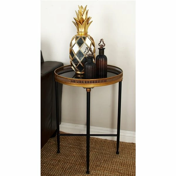 Discount 🌟 Grayson Lane Traditional Black Iron Round End Table 👍 2 Discount 🌟 Grayson Lane Traditional Black Iron Round End Table 👍 - Image 2