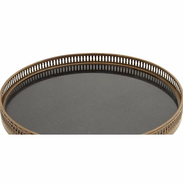 Discount 🌟 Grayson Lane Traditional Black Iron Round End Table 👍 3 Discount 🌟 Grayson Lane Traditional Black Iron Round End Table 👍 - Image 3