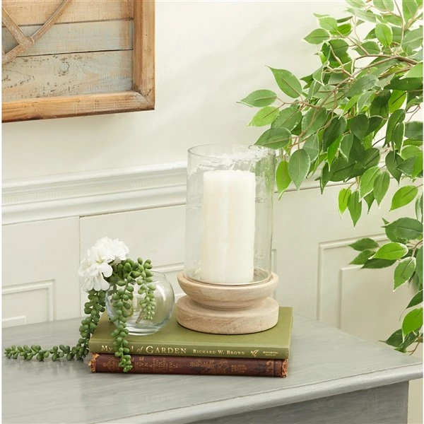 Cheap 🤩 Grayson Lane Traditional Cream Wood Lantern Candle Holder ✔️ 2 Cheap 🤩 Grayson Lane Traditional Cream Wood Lantern Candle Holder ✔️ - Image 2