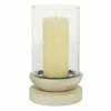 Cheap 🤩 Grayson Lane Traditional Cream Wood Lantern Candle Holder ✔️