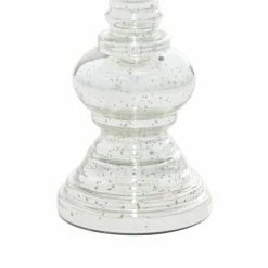 Best deal 😍 Grayson Lane Set of 2 Traditional Silver Glass Pillar Candle Holder ✨ -GRAYSON LANE Sales 2022 330857260 AlternateImage3 l