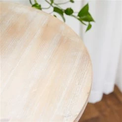 Promo 👍 Grayson Lane Farmhouse Off-White Wood Round End Table 🤩 -GRAYSON LANE Sales 2022 330857262 AlternateImage3 l