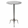 Best deal 🎁 Grayson Lane Silver Round Accent Table in Aluminum ⭐