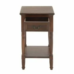 Brand new ✨ Grayson Lane Traditional Brown Pine Wood Rectangular Accent Table 🎁 -GRAYSON LANE Sales 2022 330857269 AlternateImage5 l
