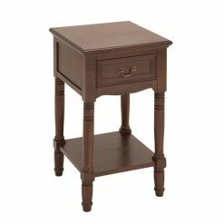 Brand new ✨ Grayson Lane Traditional Brown Pine Wood Rectangular Accent Table 🎁