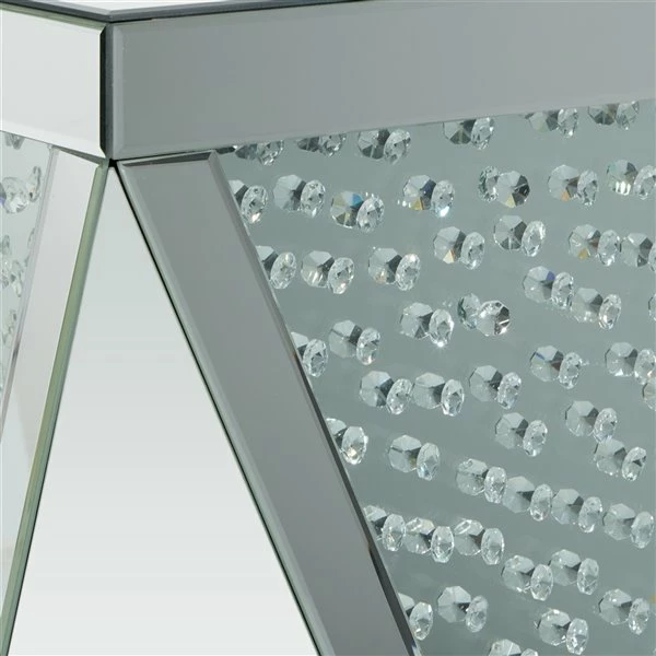 Top 10 ๐ Grayson Lane Glam Silver Mirror Square End Table โค๏ธ 3 Top 10 ๐ Grayson Lane Glam Silver Mirror Square End Table โค๏ธ - Image 3