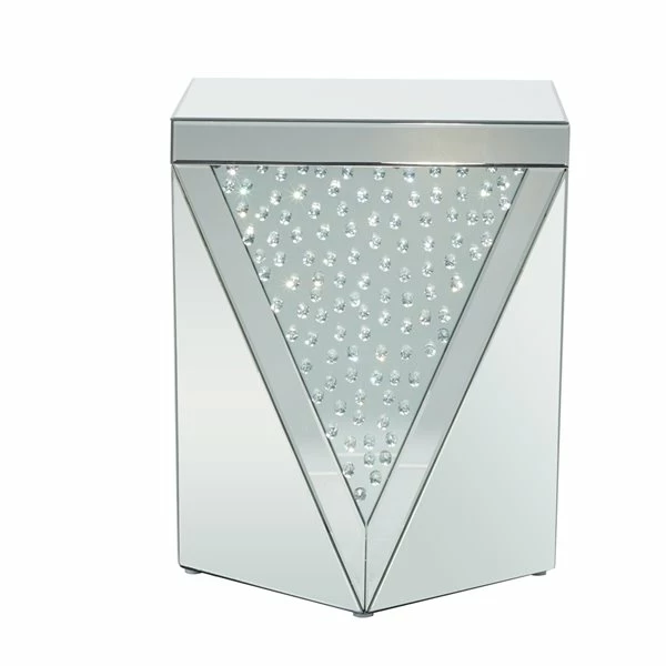 Top 10 ๐ Grayson Lane Glam Silver Mirror Square End Table โค๏ธ 5 Top 10 ๐ Grayson Lane Glam Silver Mirror Square End Table โค๏ธ - Image 5