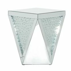 Top 10 😉 Grayson Lane Glam Silver Mirror Square End Table ❤️