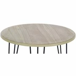 Outlet 👏 Grayson Lane Modern Brown Wood Round End Table ❤️ -GRAYSON LANE Sales 2022 330857278 AlternateImage3 l