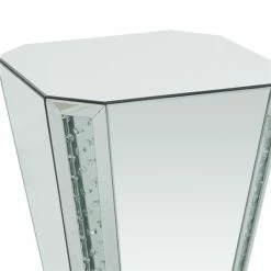 Hot Sale 😉 Grayson Lane Silver Mirror Corner End Table 🔔 -GRAYSON LANE Sales 2022 330857283 AlternateImage3 l