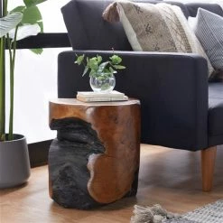 Discount 🔥 Grayson Lane Brown Reclaimed Wood Round End Table 🎁 -GRAYSON LANE Sales 2022 330857285 AlternateImage2 l