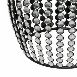 New 👍 Grayson Lane Glam Black Iron and Wood Round End Table 🤩 -GRAYSON LANE Sales 2022 330857292 AlternateImage4 l