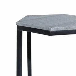 Buy 🥰 Grayson Lane Black Granite/Marble Hexagon End Table 🥰 -GRAYSON LANE Sales 2022 330857297 AlternateImage4 l