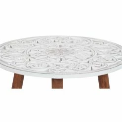 Discount ✔️ Grayson Lane Contemporary White Wood Round End Table ✨ -GRAYSON LANE Sales 2022 330857298 AlternateImage3 l