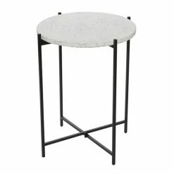 Top 10 ⭐ Grayson Lane Contemporary Black Terrazzo Round End Table ❤️ -GRAYSON LANE Sales 2022 330857299 AlternateImage5 l