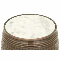 Coupon ✨ Grayson Lane Brown Granite/Marble Round End Table 🧨 -GRAYSON LANE Sales 2022 330857303 AlternateImage4 l