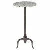 Brand new 🌟 Grayson Lane Grey Granite/Marble Round End Table 🥰