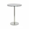 Budget ❤️ Grayson Lane Mother of Pearl Silver Metal Round End Table 🎉