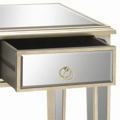 Cheapest ⌛ Grayson Lane Beige Mirror Square End Table ✨ -GRAYSON LANE Sales 2022 330857313 AlternateImage3 l