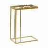 Coupon 🤩 Grayson Lane Gold Metal with Glass Rectangular End Table ✔️