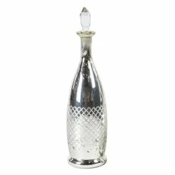 Best Sale 🎉 Grayson Lane Set of 2 Glam Silver Glass Decorative Jars 💯 -GRAYSON LANE Sales 2022 330857320 AlternateImage5 l