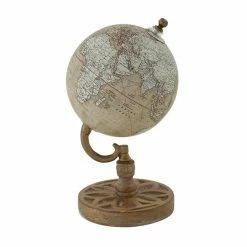 Budget 🎁 Grayson Lane 9-in x 5-in Traditional Brown Wood Globe 😀