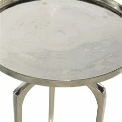 Wholesale 😀 Grayson Lane Silver Metal Round End Table ⌛ -GRAYSON LANE Sales 2022 330857325 AlternateImage4 l