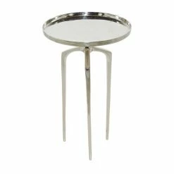 Wholesale 😀 Grayson Lane Silver Metal Round End Table ⌛ -GRAYSON LANE Sales 2022 330857325 AlternateImage5 l