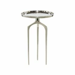 Wholesale π Grayson Lane Silver Metal Round End Table β