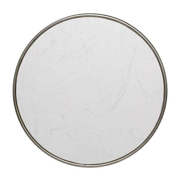 Outlet ⌛ Grayson Lane Silver with Granite/Marble Top Round End Table ⌛ 5 Outlet ⌛ Grayson Lane Silver with Granite/Marble Top Round End Table ⌛ - Image 5