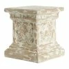 Budget 🤩 Grayson Lane Vintage Beige Resin Square End Table 🎁