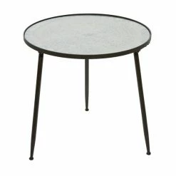 Best Sale 👍 Grayson Lane Vintage Black Metal Round Accent Table 👍 -GRAYSON LANE Sales 2022 330857345 AlternateImage5 l