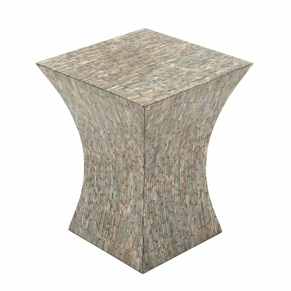 Brand new 😍 Grayson Lane Dark Beige Resin Square End Table 🎁 1 Brand new 😍 Grayson Lane Dark Beige Resin Square End Table 🎁