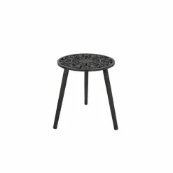 Best Sale ✨ Grayson Lane Contemporary Black Wood Round End Table ⭐