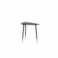Best Sale ✔️ Grayson Lane Industrial Black Iron Triangle End Table 😉