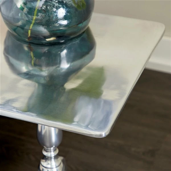 Coupon ๐ Grayson Lane Traditional Silver Metal Square End Table โค๏ธ 3 Coupon ๐ Grayson Lane Traditional Silver Metal Square End Table โค๏ธ - Image 3