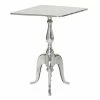 Coupon 😀 Grayson Lane Traditional Silver Metal Square End Table ❤️